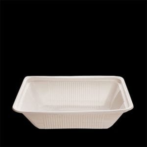 ظرف یکبار مصرف غذا طرح الومینیوم 800 گیاهی املون کد 000225